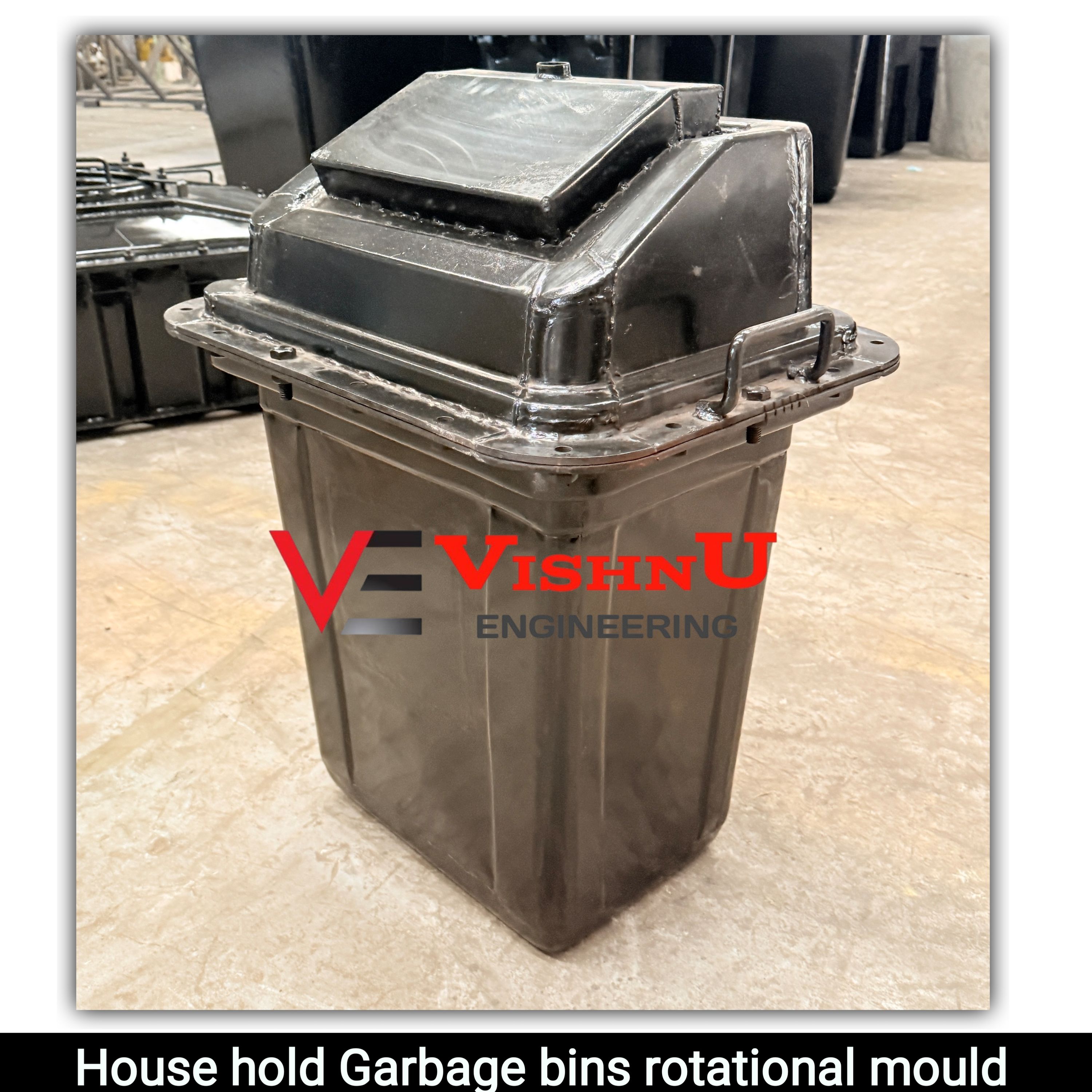 Garbage Bin Rotational Mould 1