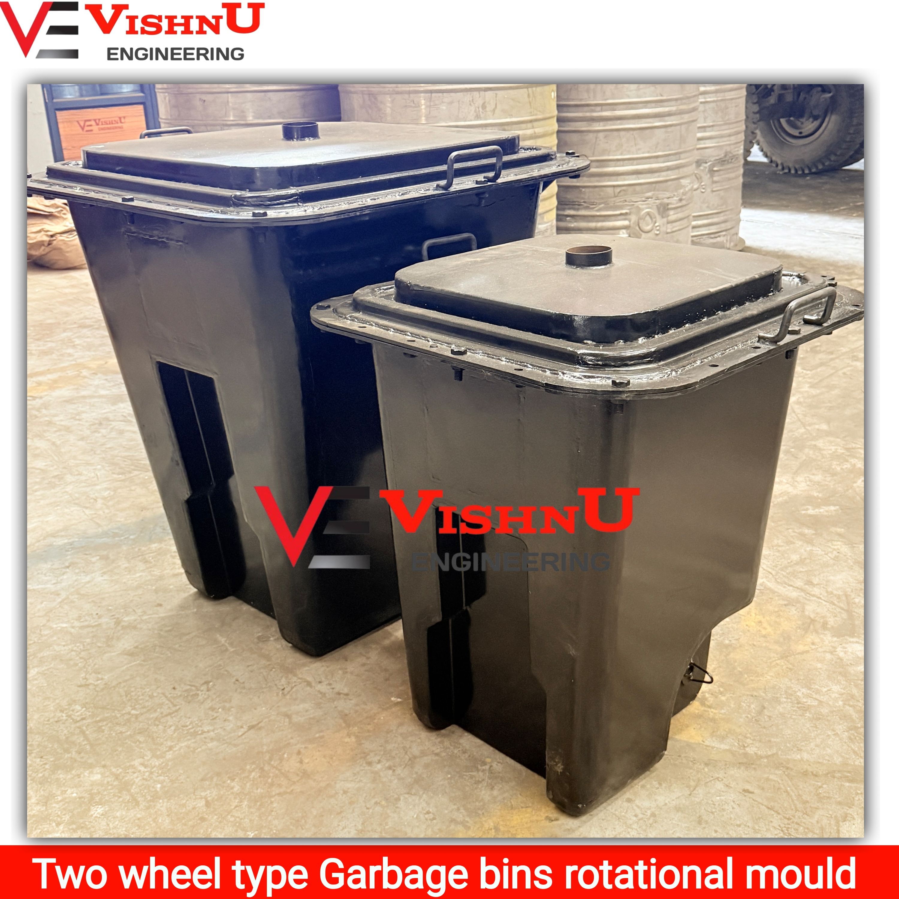 Garbage Bin Rotational Mould 2