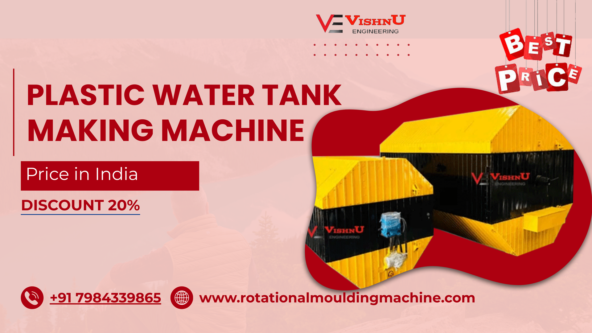 Plastic Water Tank Making Machine Price in India